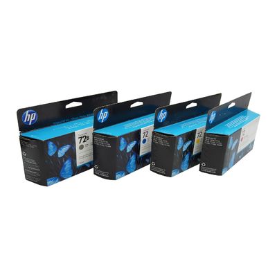 Оригинальный картридж чернил для HP 72 T770 T790 T795 T610 T620 T1100 T1120 T1200 T1300 T2300 Шесть цветов C9370A C9371A C9372A C9373A C9374A C9403A 130ml