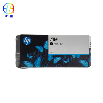 Оригинальный новый картридж 746B с фото, черный HP DesignJet Z6 Z9 P2V82A, 300 мл